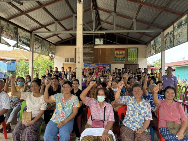 นายกเทศมนตรีตำบลบัวงาม พร้อมคณะผู้บริหารร่วมกิจกรรมโครงการพระราชดำริด้านสาธารณสุข "โครงการควบคุมโรคขาดสารไอโอดีน ประจำปี 2568" ณ ศาลาประชาคมบ้านบัวงาม หมู่ที่ 1/2 ตำบลบัวงาม อำเภอเดชอุดม จังหวัดอุบลราชธานี