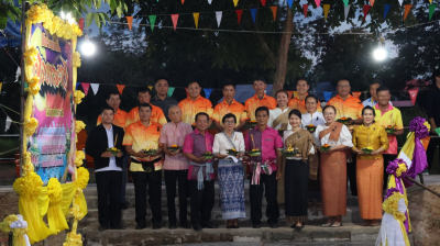 เทศบาลตำบลบัวงามจัดงานประเพณีลอยกระทง ปี 2568